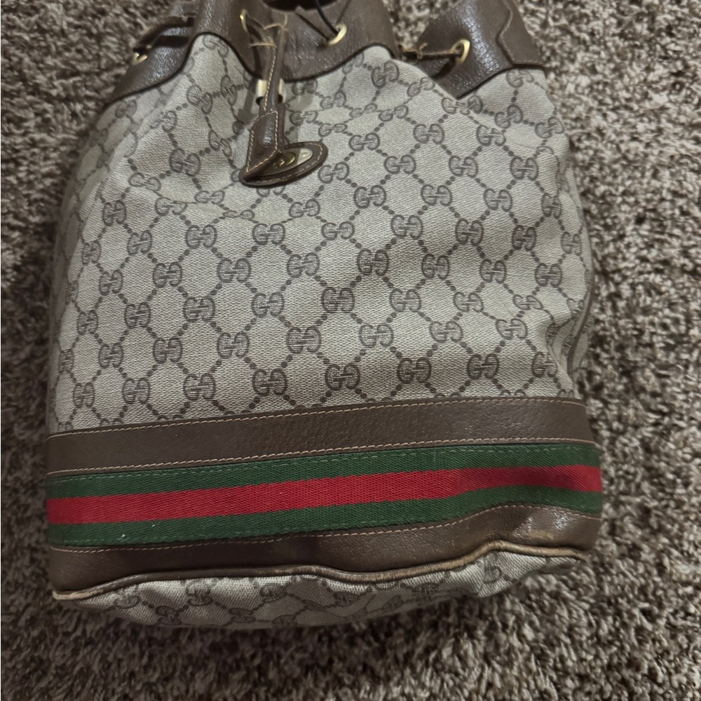 Gucci Brown and Green Women's Bag